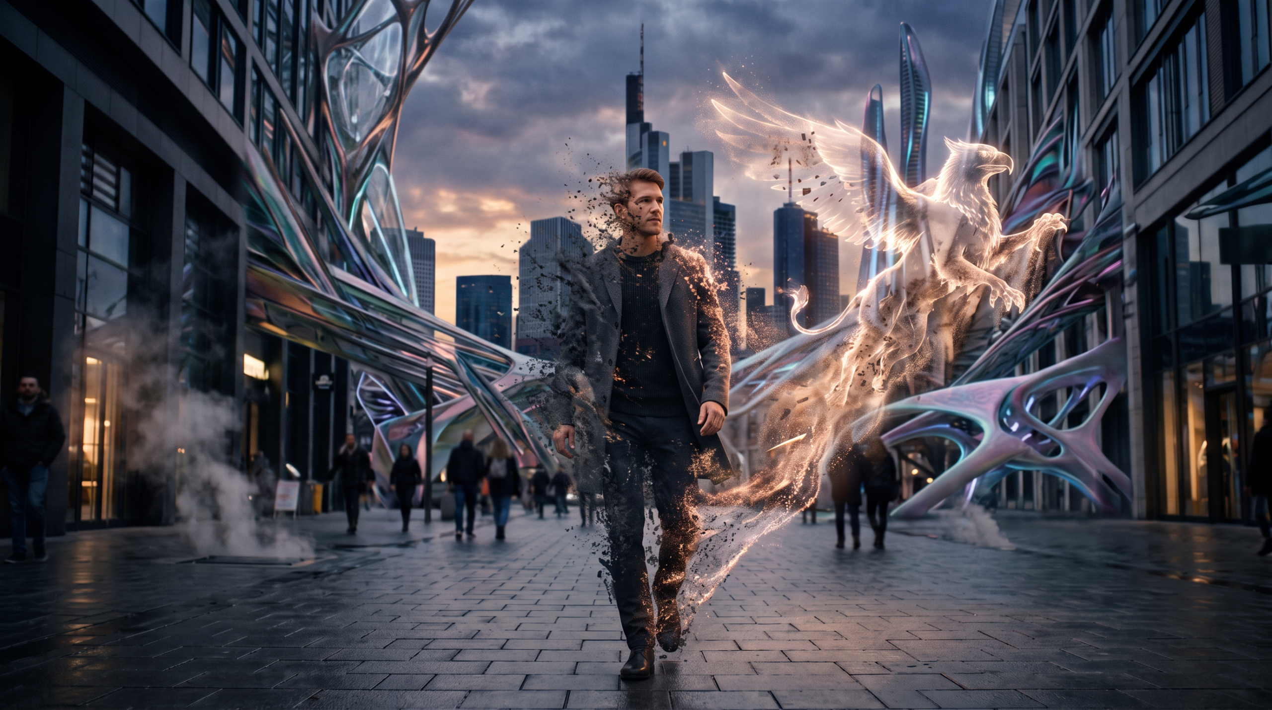 KI Filmproduktion mit generierten Filmszenen und visuellen Transformationen
