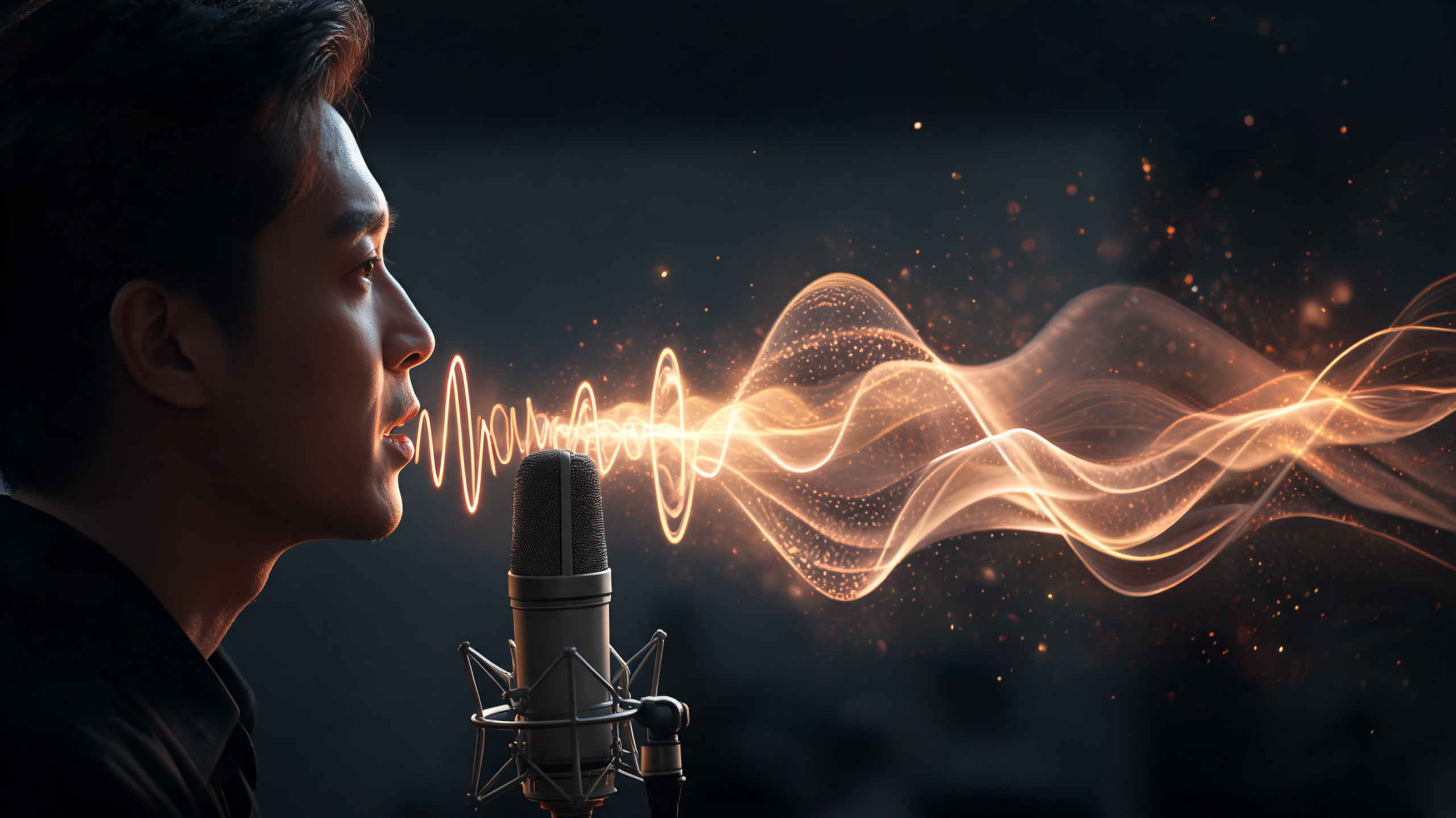 KI Voice Produktion mit professioneller Sprecherstimme und Audio